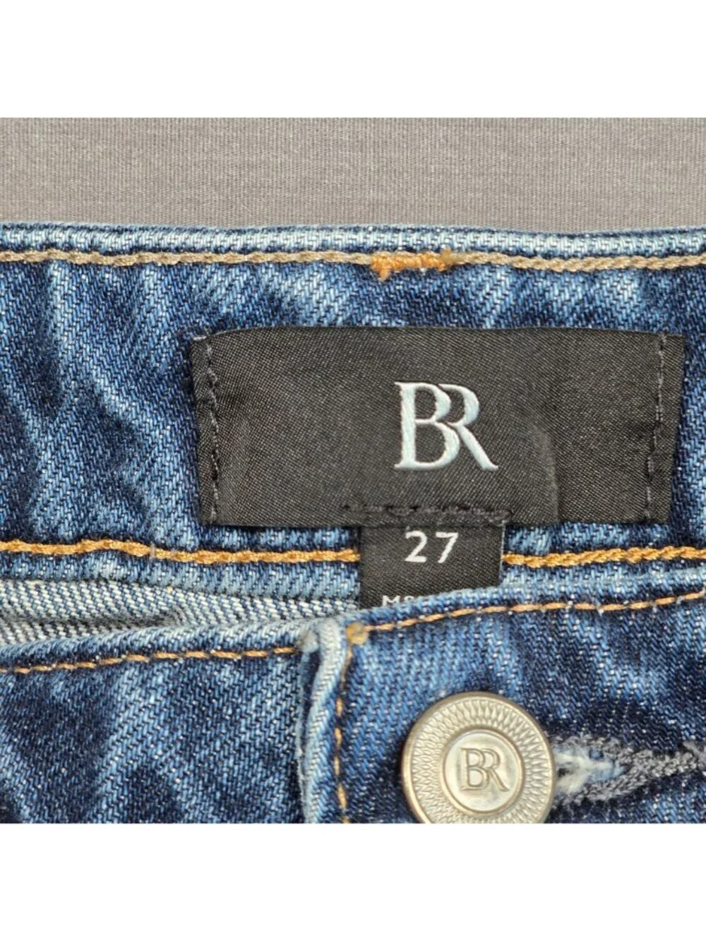 BR Banana Republic Mens Jeans Size 27 Straight Leg Mid Wash Denim